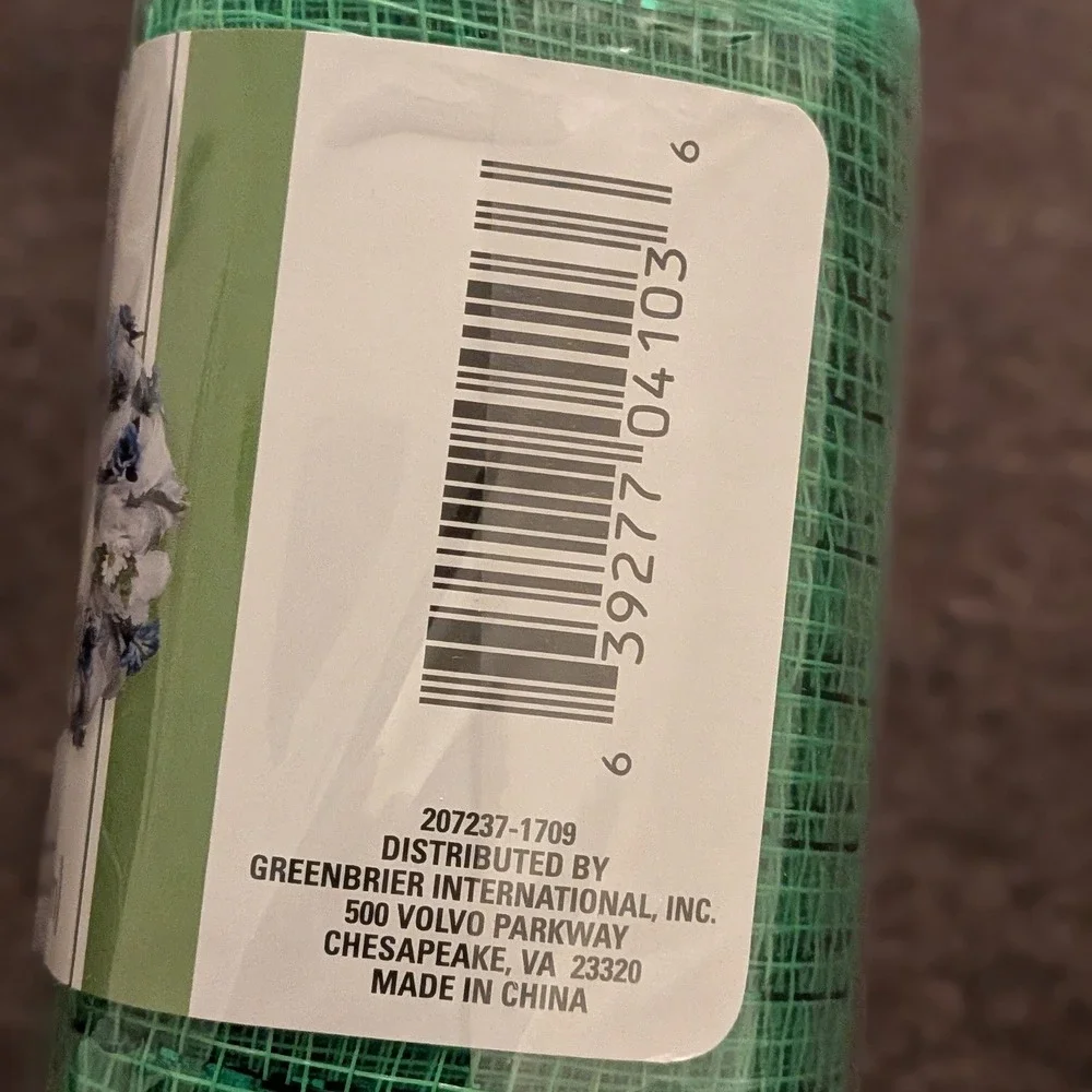 Floral‎ Garden Green Decorative Mesh 6in x 5yd Craft Wreath Floral Supplies NEW